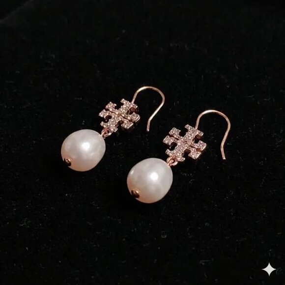 Tory Burch Jewelry - Tory-burch Rose Gold Earrings